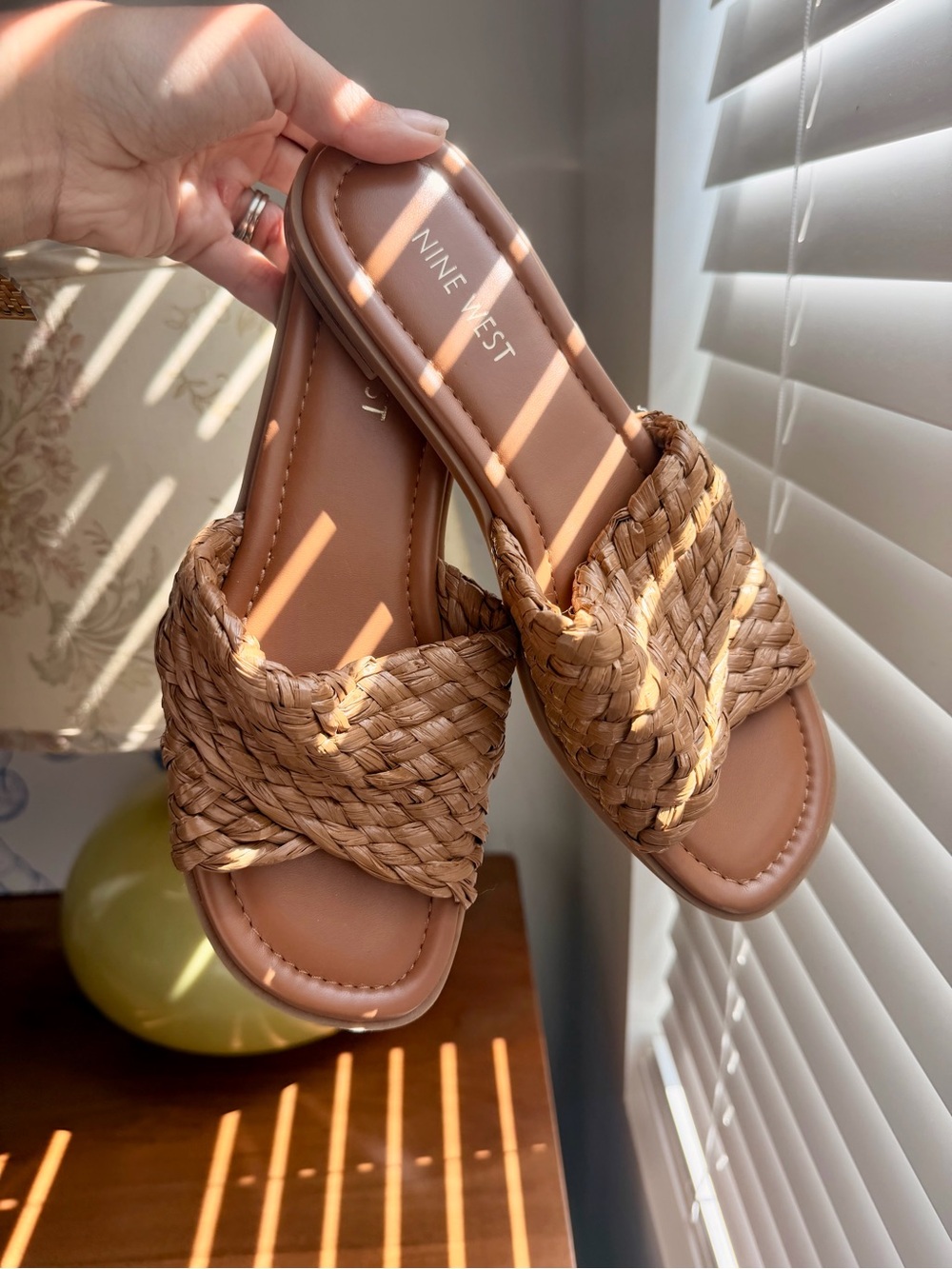 Nine West Havah Slip-On Casual Flat Slide Sandals